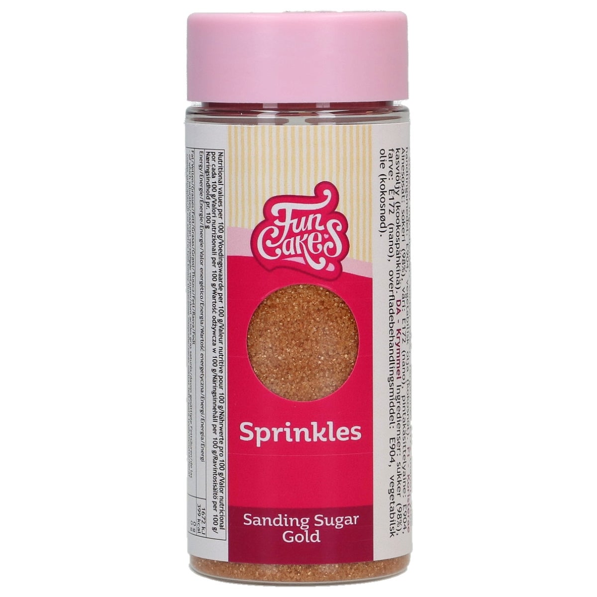 FunCakes Sanding Sugar Gold 80g