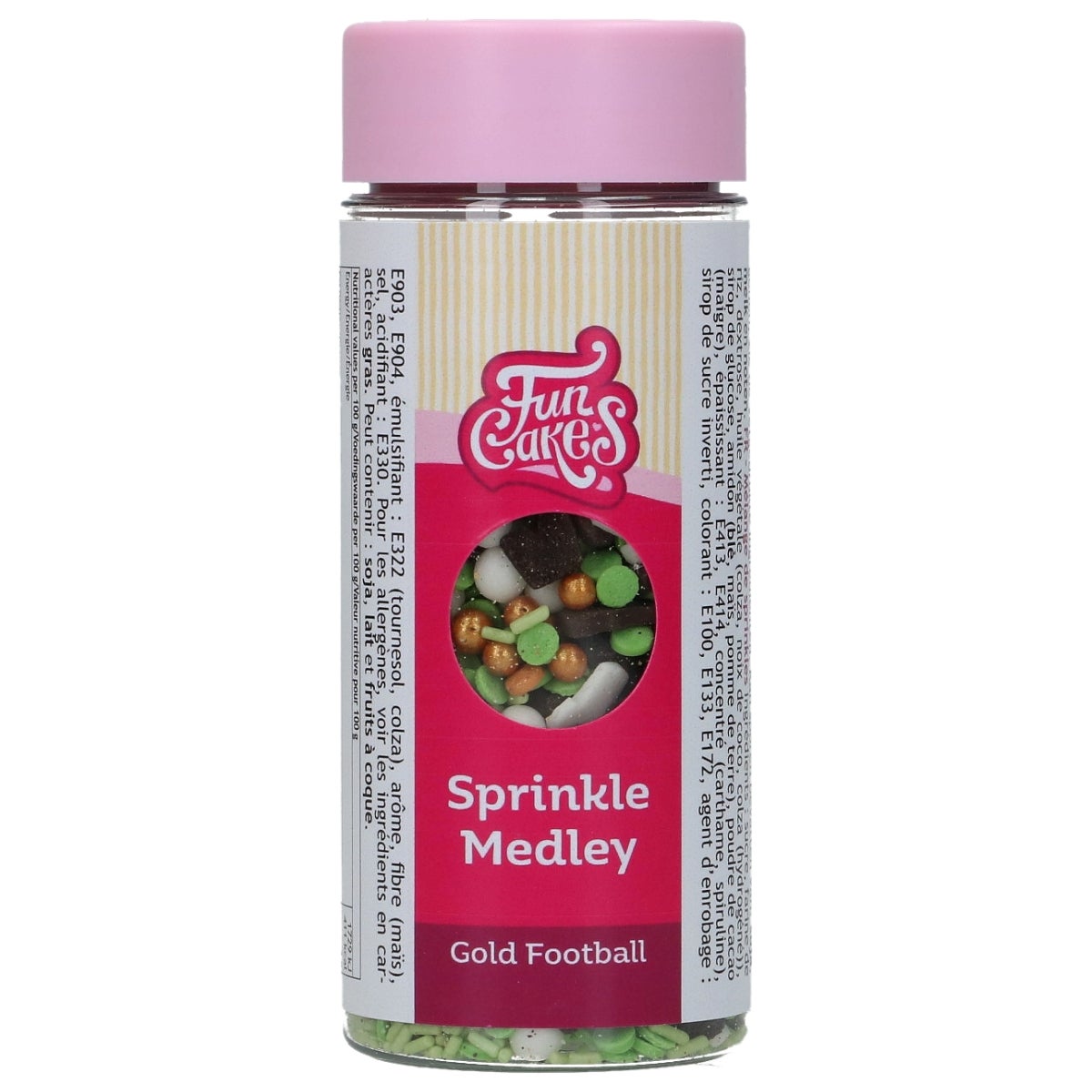 FunCakes Sprinkle Medley Gold Football 65g