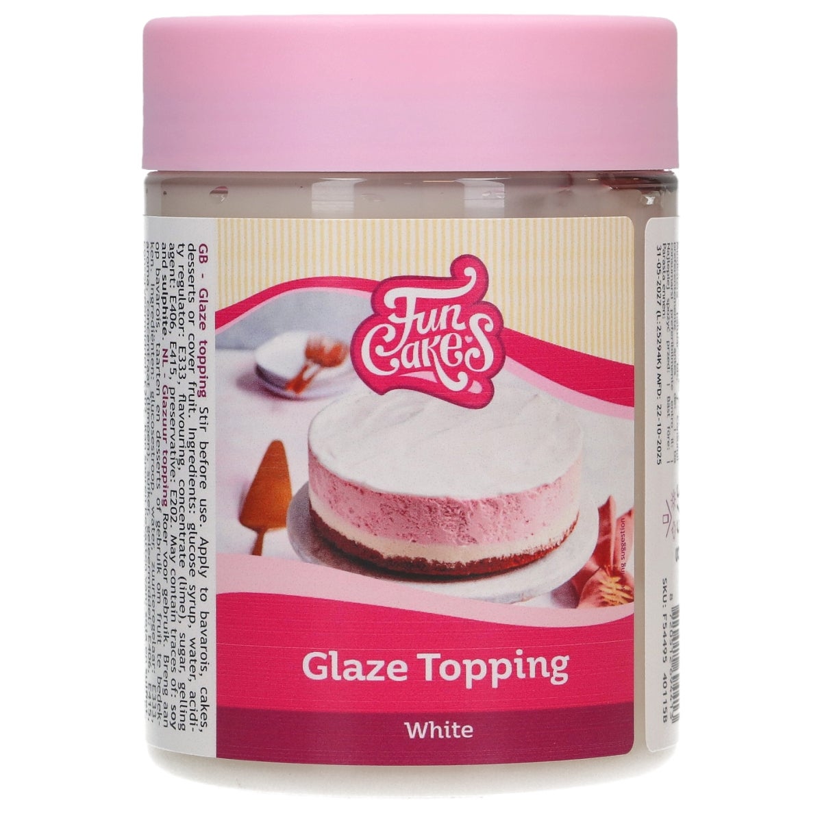 FunCakes Glaze Topping White 375 g