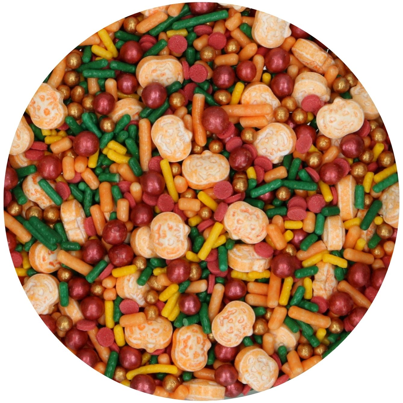 FunCakes 3D Sprinkle Medley Pumpkin Glow 70g