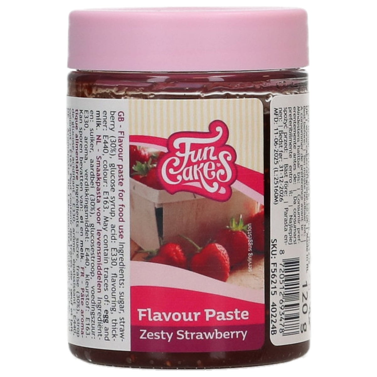 FunCakes Flavour Paste Zesty Strawberry 120 g