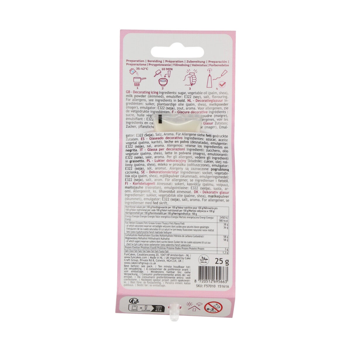 FunCakes Choco Writer White Choco 25g