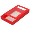 FunCakes Treat & Letter Box Red/White 20x14x3,5cm pk/10