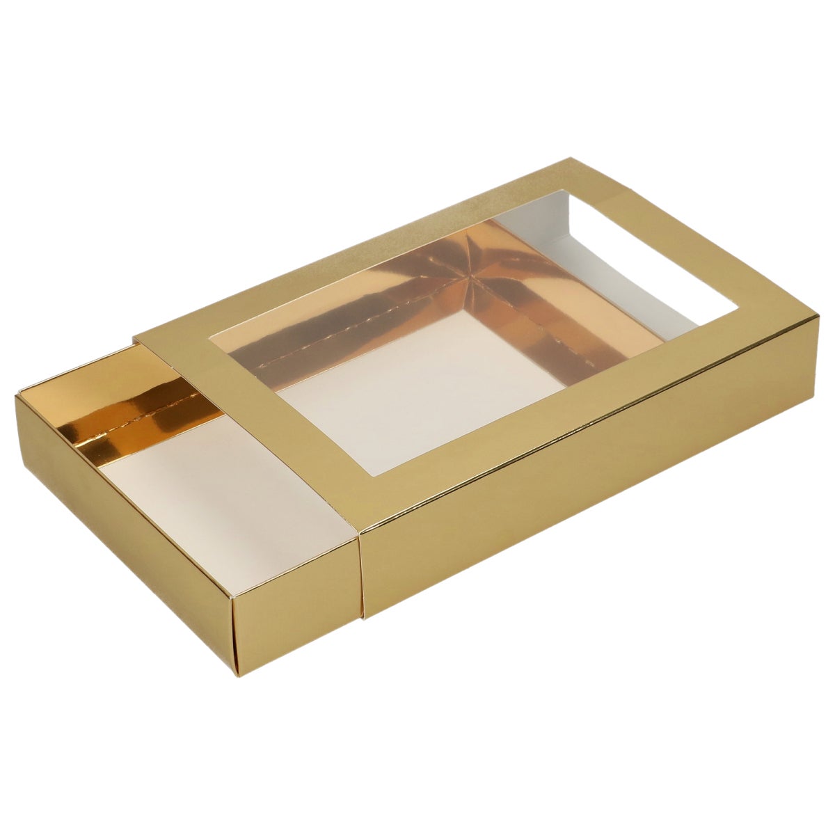 FunCakes Treat & Letter Box Gold/White 20x14x3,5cm pk/10