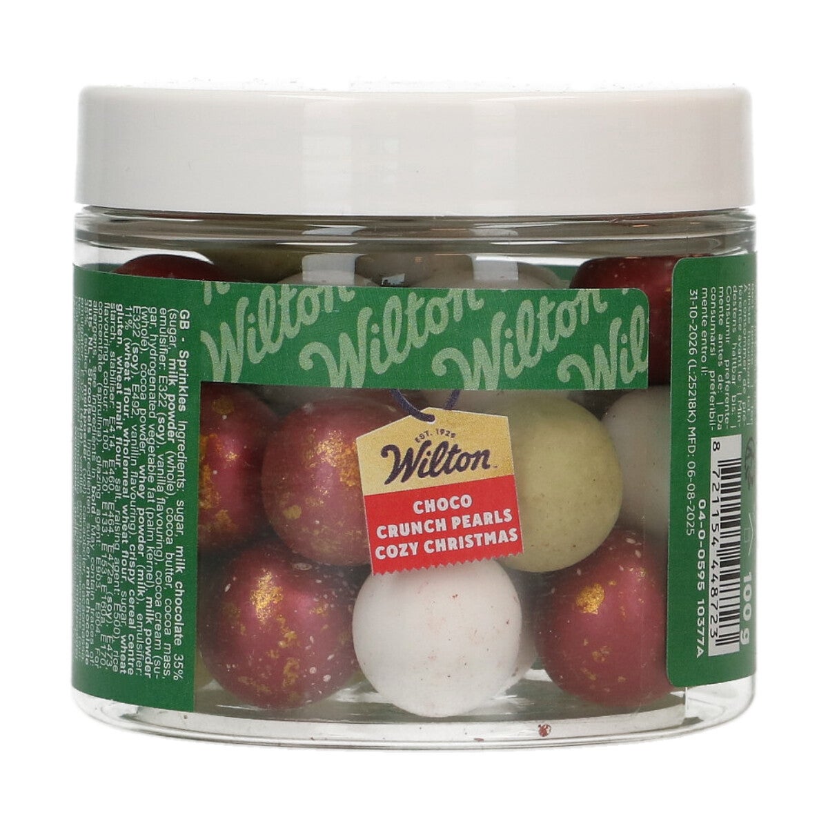 Wilton Choco Crunch Pearls Cozy Christmas 100g BBD Discount