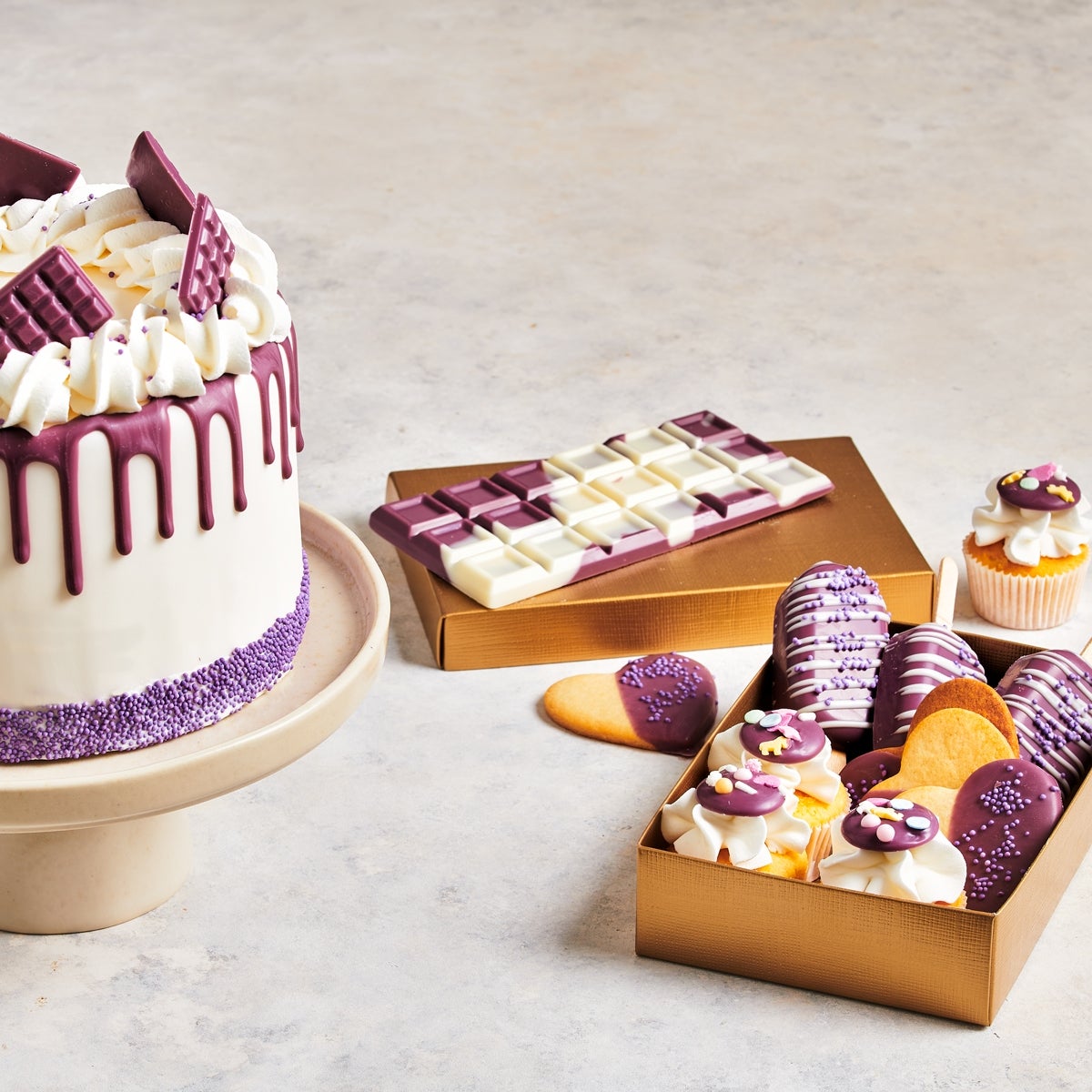 FunCakes Deco Melts Purple 250g BBD Discount