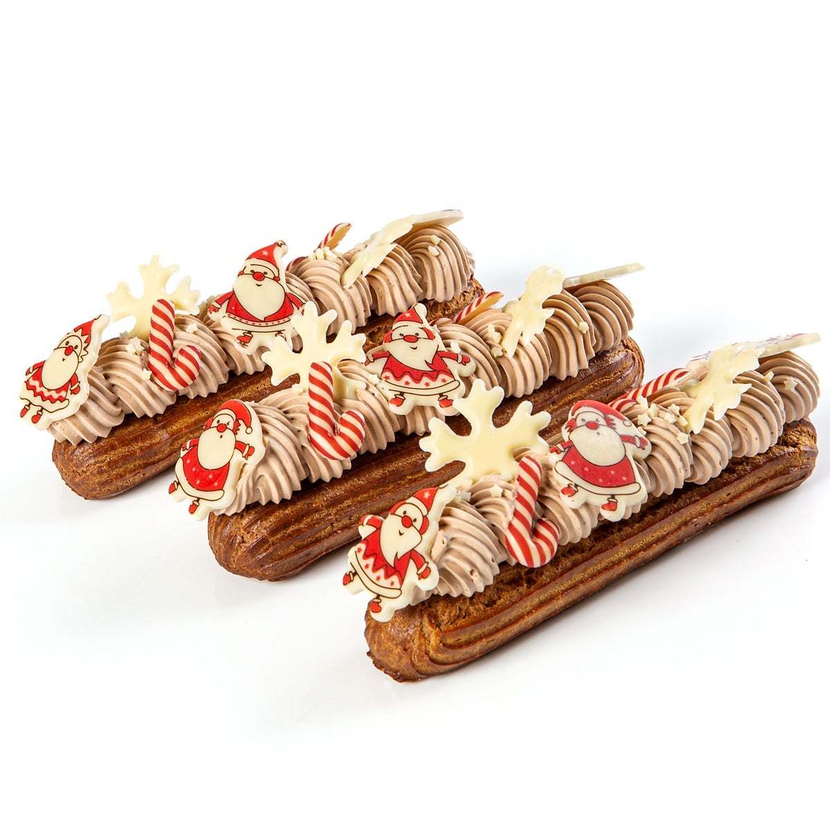 FunCakes Chocolate Decorations Candy Cane set/24