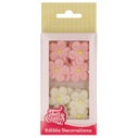FunCakes Sugar Paste Decorations Daisies White/Pink set/12