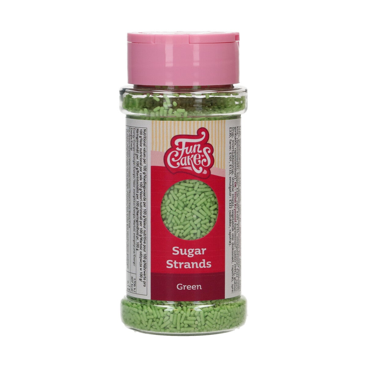 FunCakes Sugar Strands Green 80g