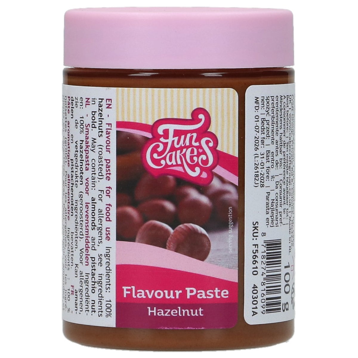 FunCakes Flavour Paste Hazelnut 100g