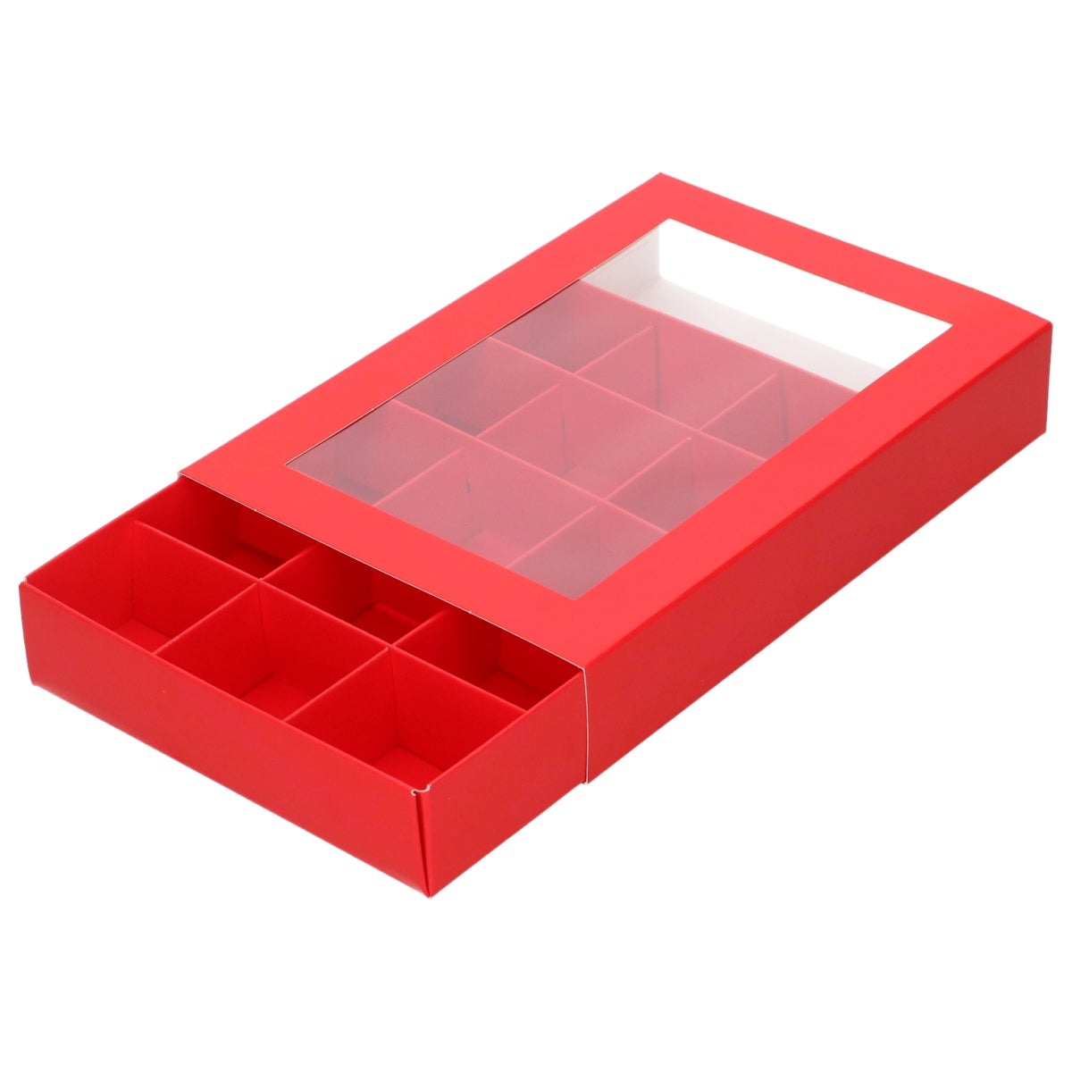 FunCakes Treat & Letter Box Red 20x14x3,5cm pk/10