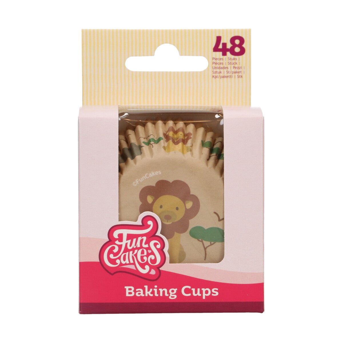 FunCakes Baking Cups Safari Animals pk/48