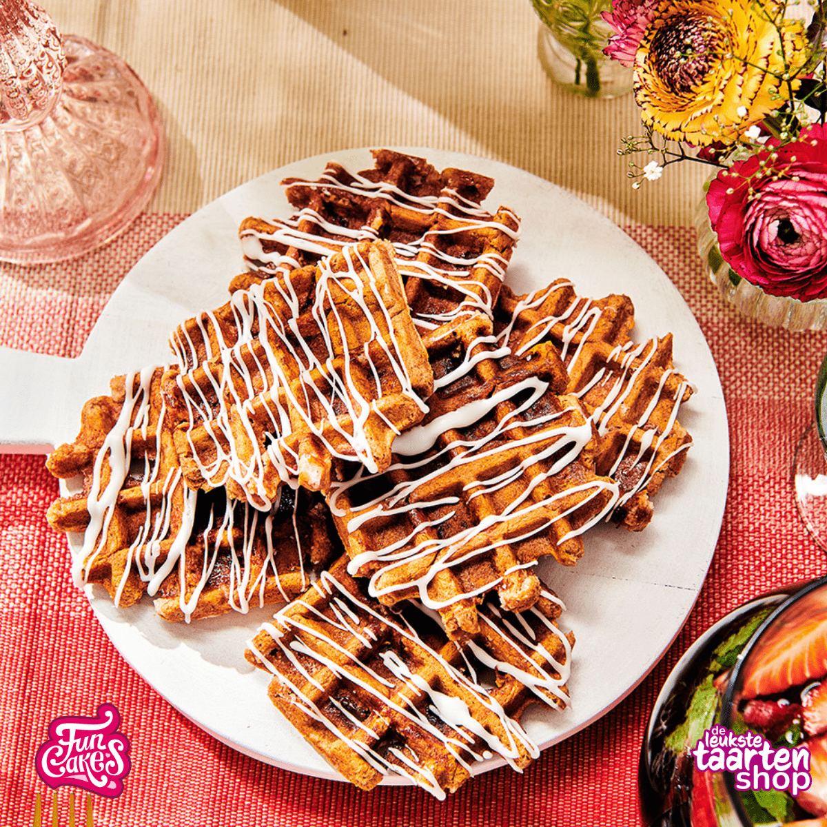 Cinnamon Waffles 