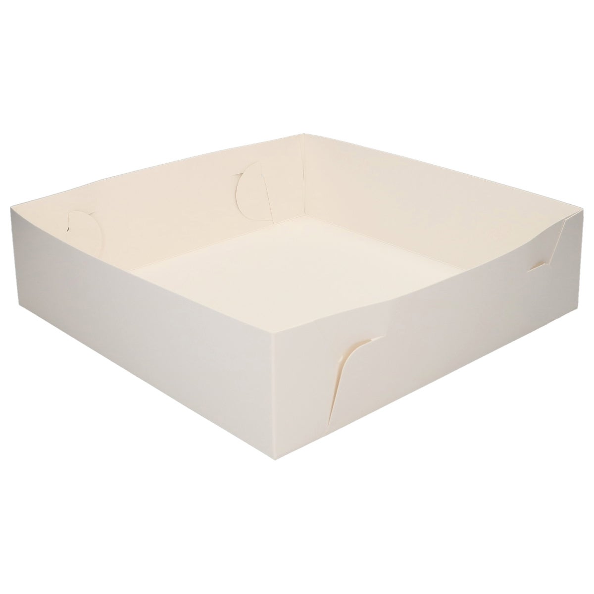 FunCakes Cake Box Gooseneck White 40x40x8 cm pk/25