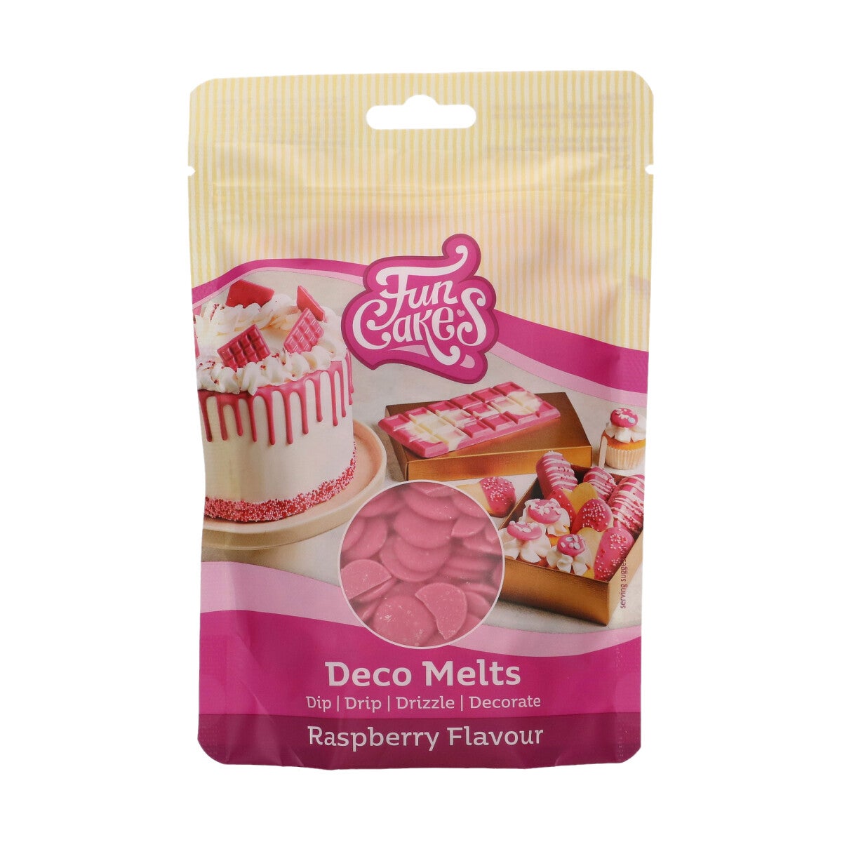 
FunCakes Deco Melts - Frambozensmaak - 250g
