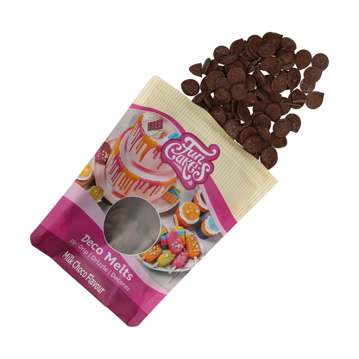 FunCakes Deco Melts Milk Choco Flavour 250g