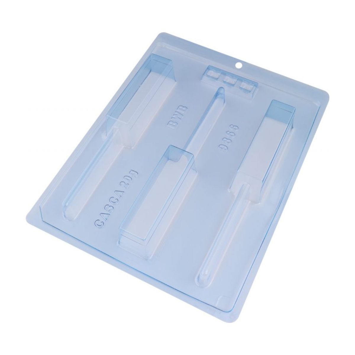 BWB Chocolate Mould 3-part - Cube Lollipop 