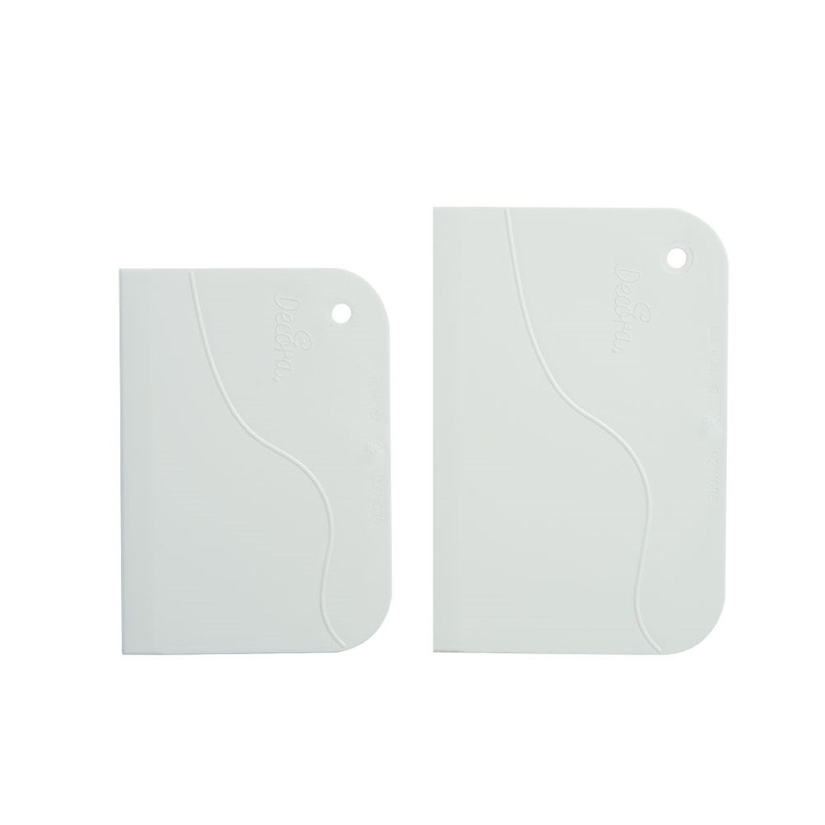 Decora Plastic Scrapers pk/2 (12X8cm, 13.5X9cm)