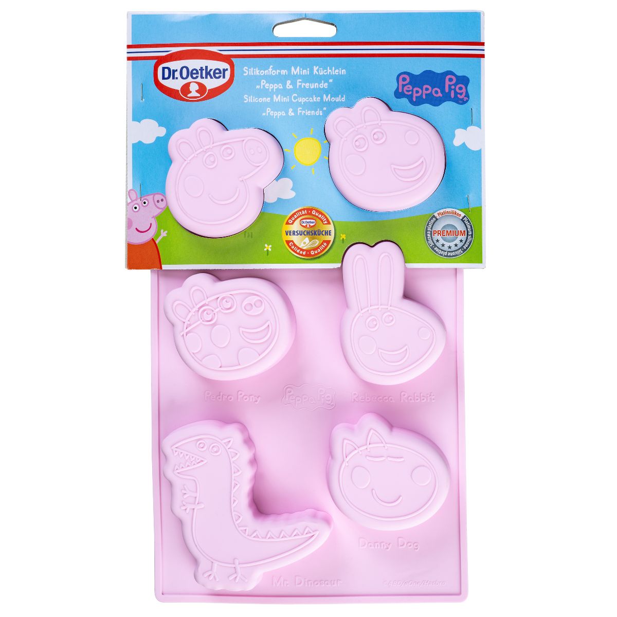 Dr. Oetker Peppa Pig & Friends - Silicone Mini Cake Pan