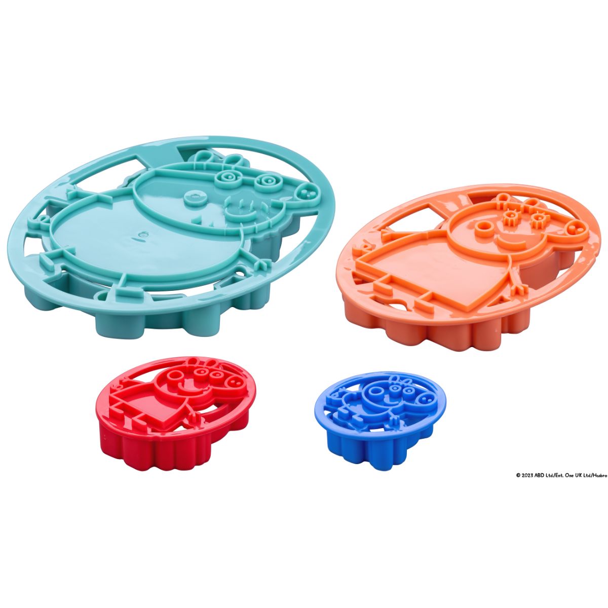 Dr. Oetker Peppa Pig & Family - Embossing Cookie Cutter pc/4