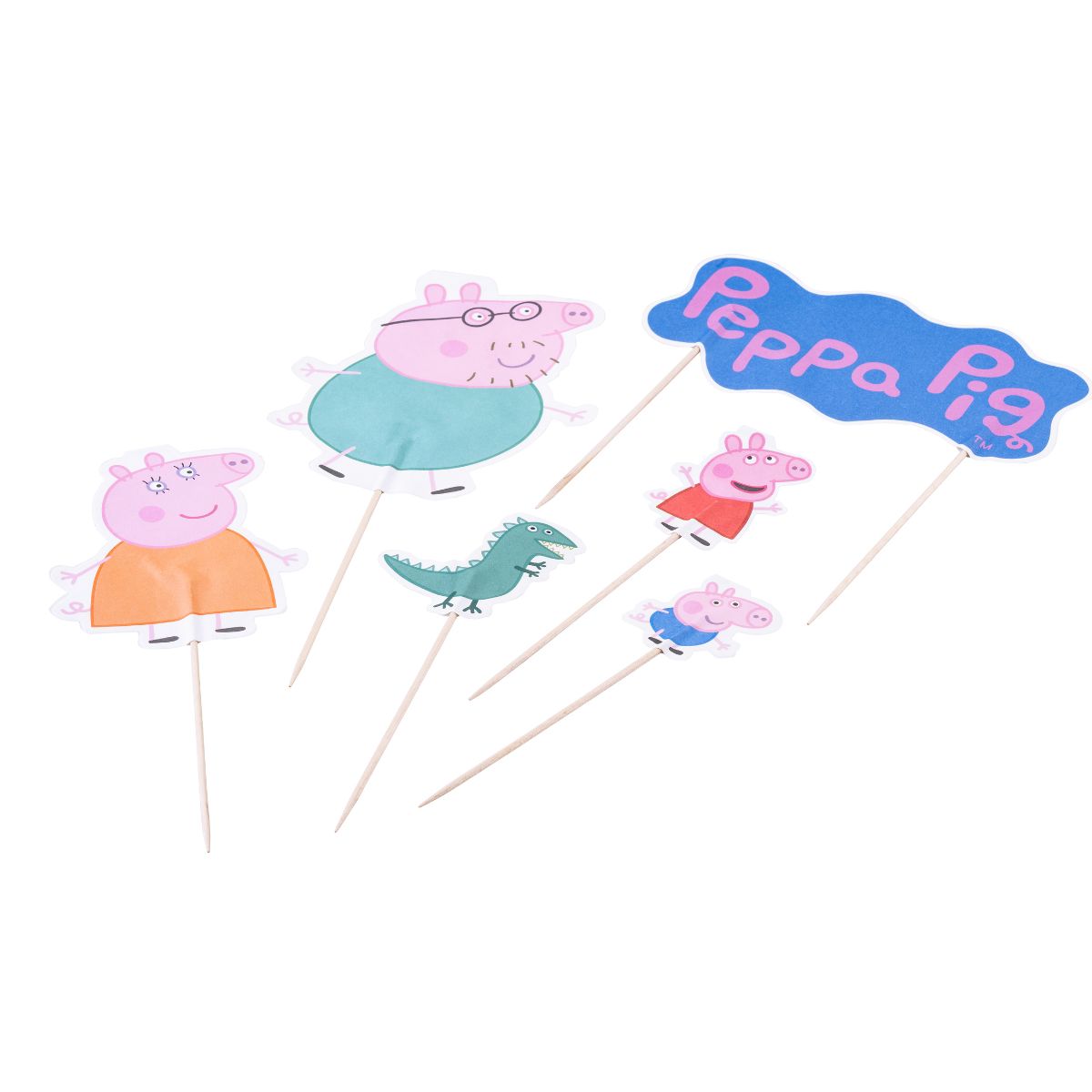 Dr. Oetker Peppa Pig & Family - Cake Toppers pc/12