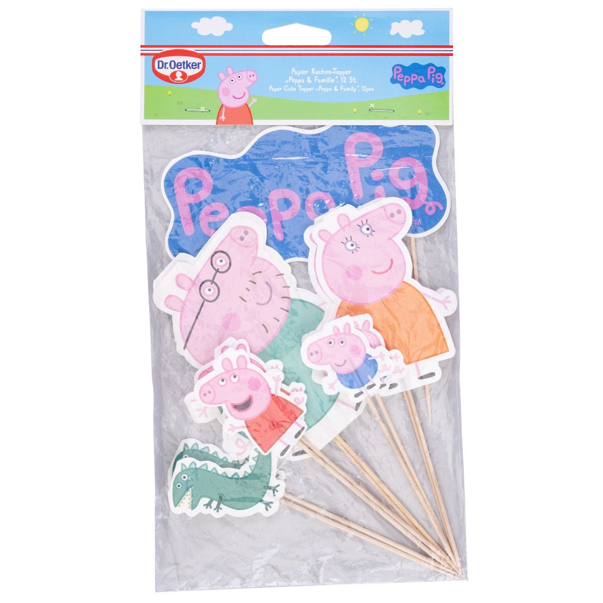 Dr. Oetker Peppa Pig & Family - Cake Toppers pc/12