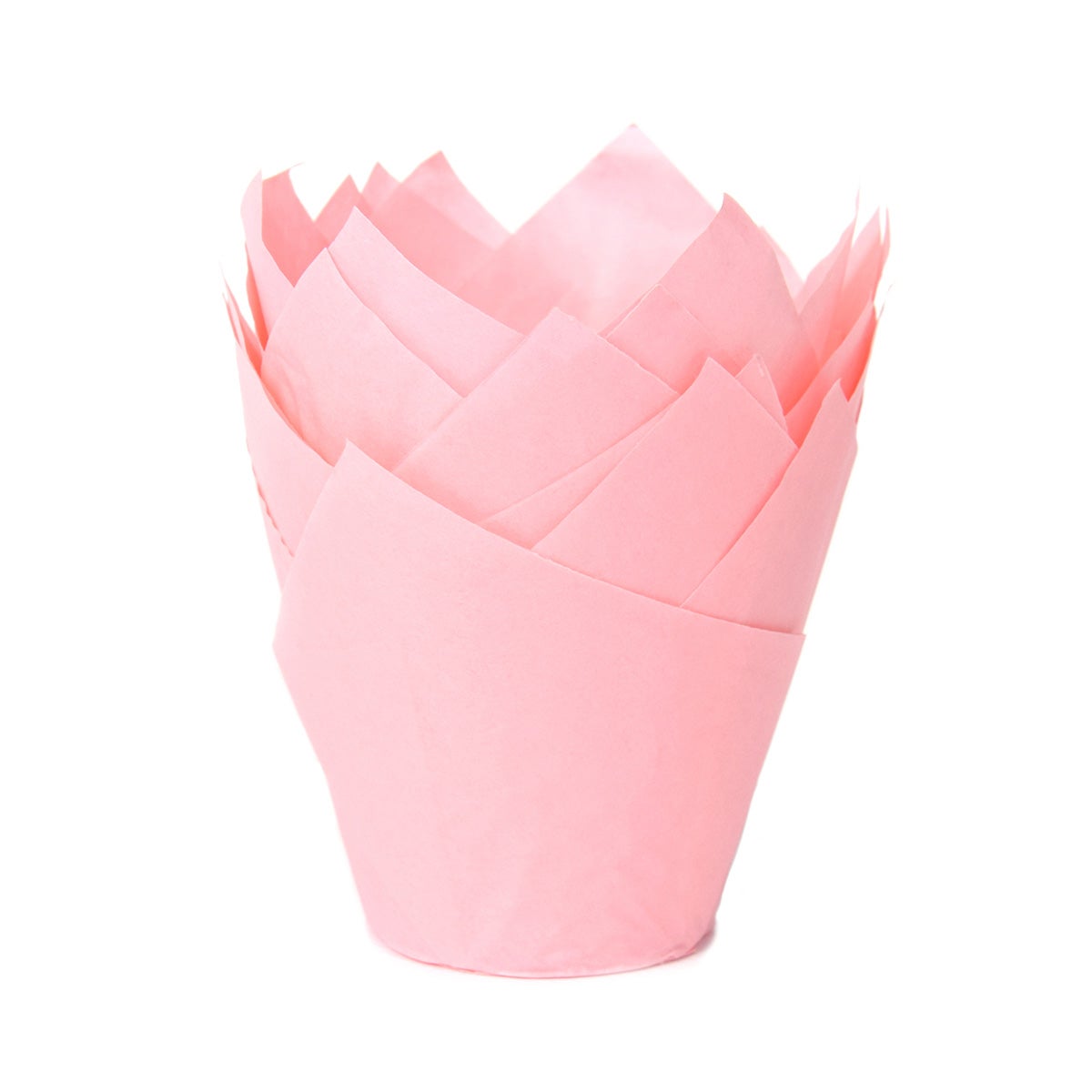 House of Marie Muffin Cups Tulp Baby Roze pk/36