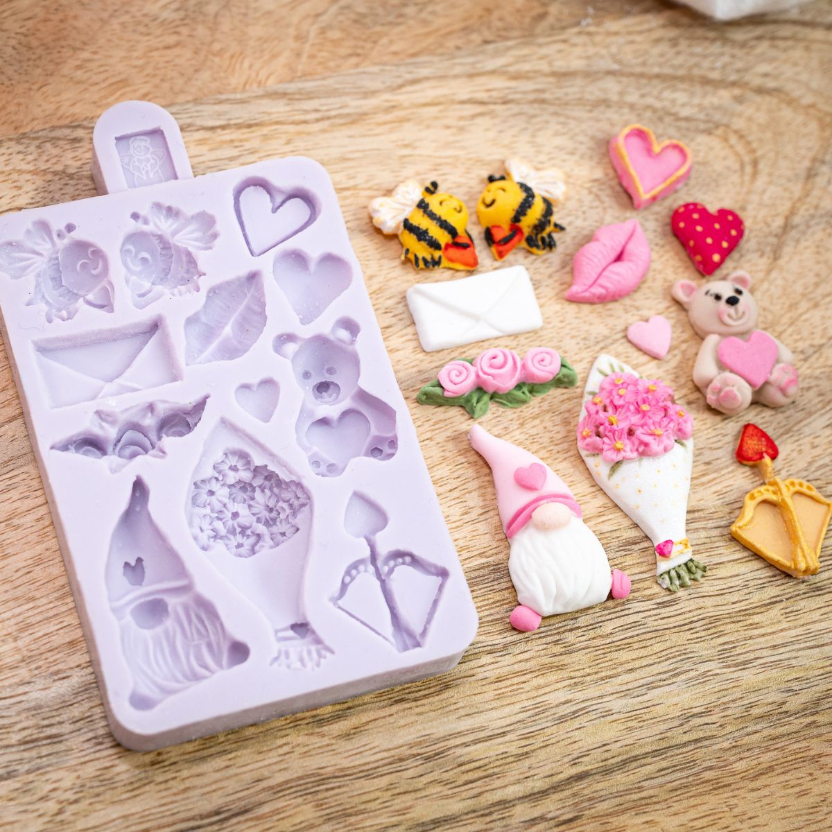 Karen Davies Silicone Mould - Miniature Valentines