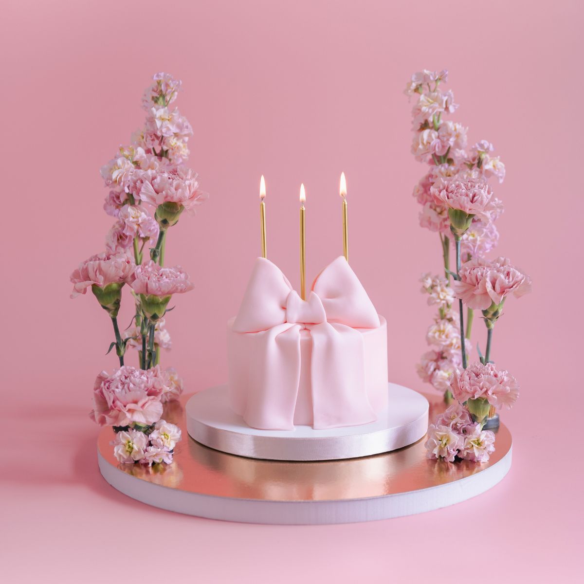 PartyDeco Candles Gold 12/pcs