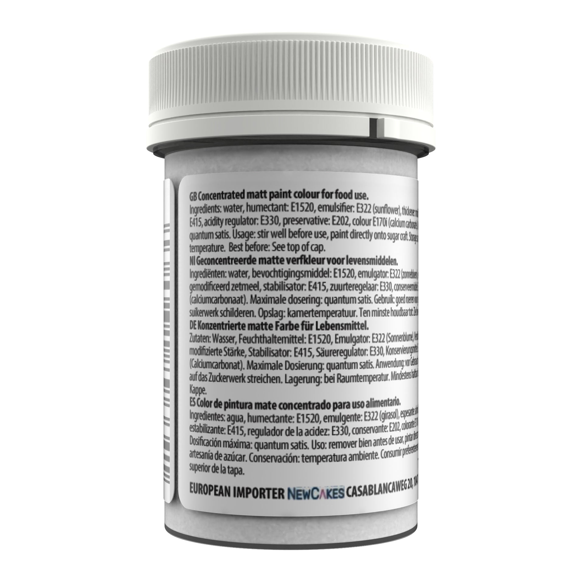 Sugarflair Edible Paint Matte White 25 ml