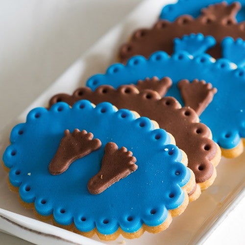 Baby boy cookies