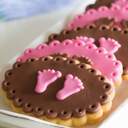 Baby girl cookies