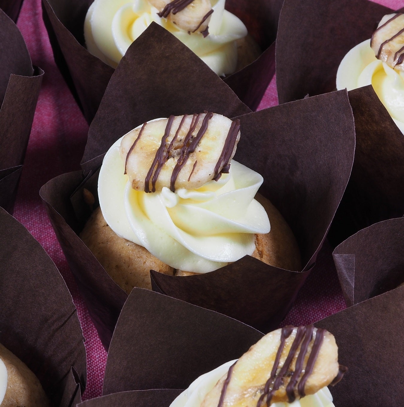 Peanut butter honey banana muffins