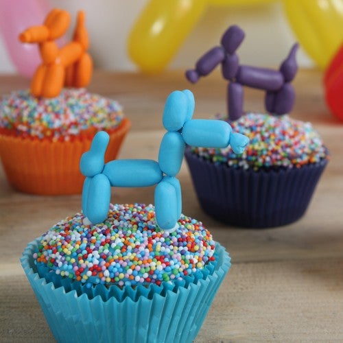 Feestelijke ballon hondjes - Bakken met kinderen