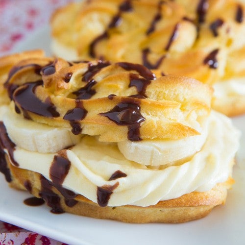 Banana eclairs