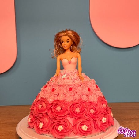 Pink Barbie Cake