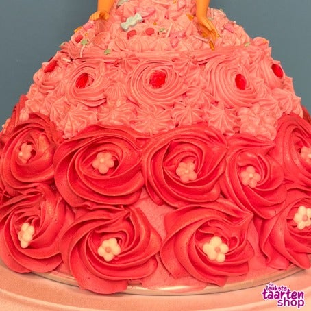Pink Barbie Cake