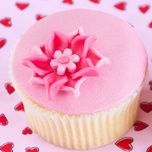 Basic Cupcakes with fondant/marzipan