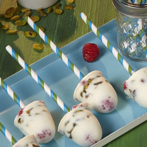 Frozen yogurt pops