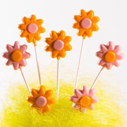 Flower lollipops