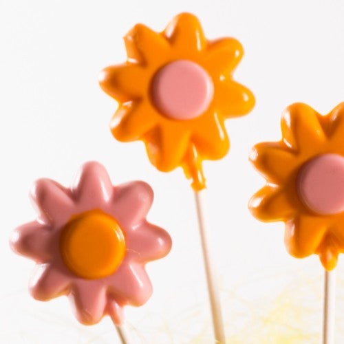 Flower lollipops