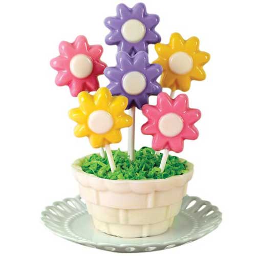 Flower Lollipops