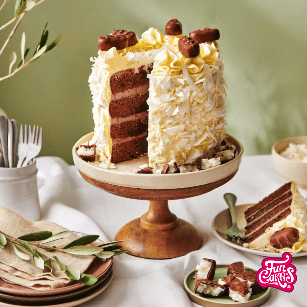 Chocolate Coconut Cake