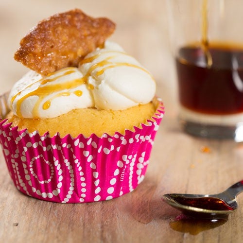 Crunchy cookie cupcakes