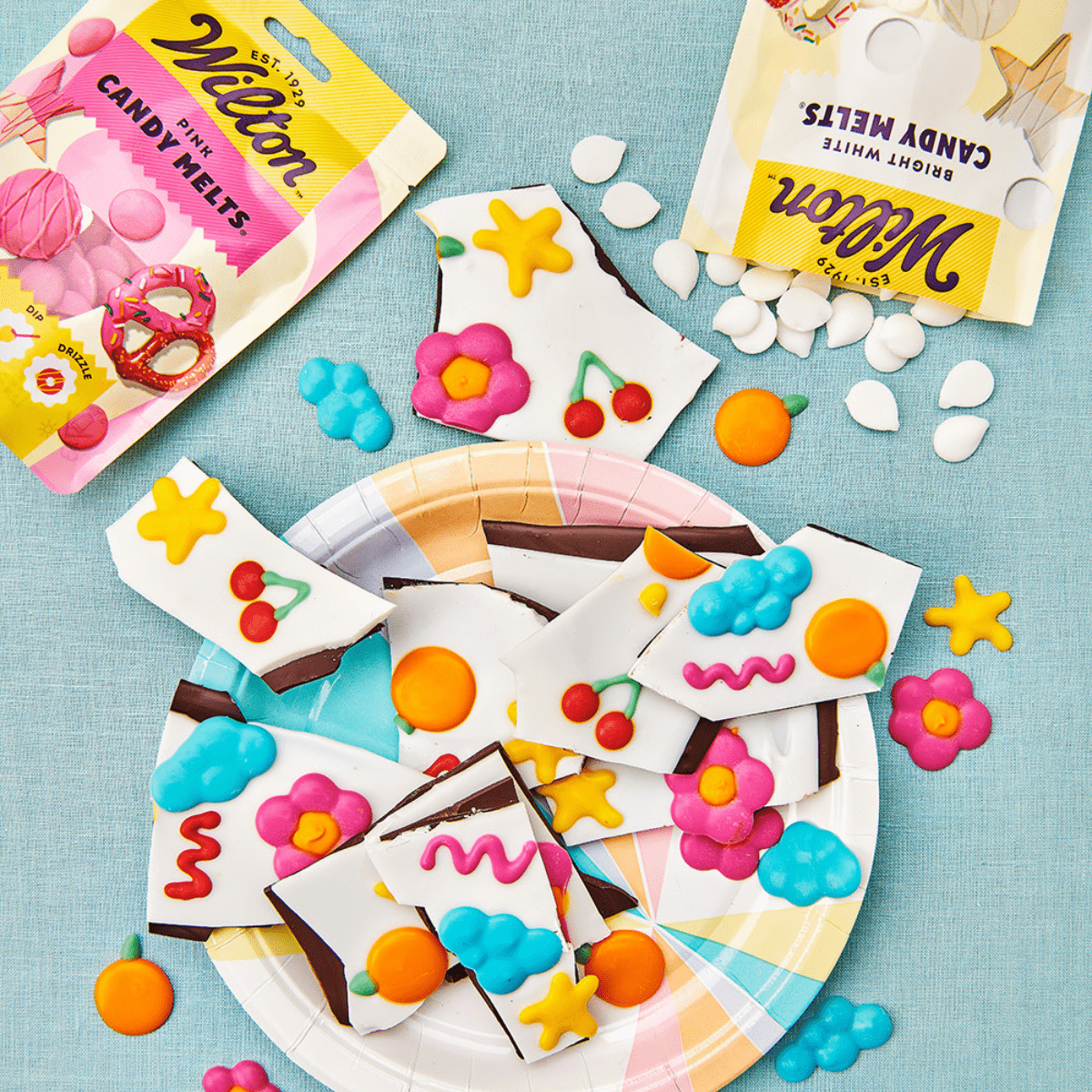 Doodle candy bark