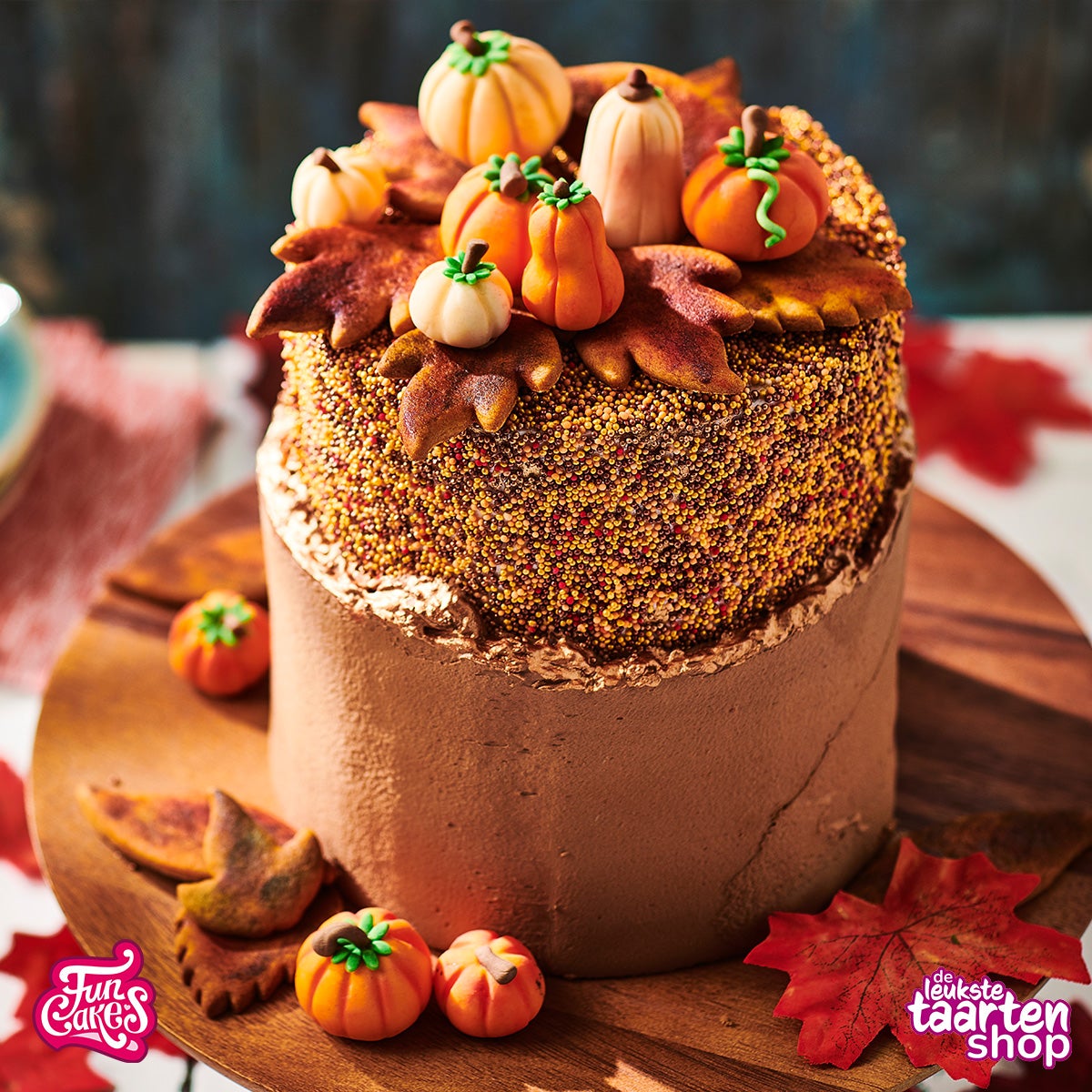 Autumn Fault Line Cake