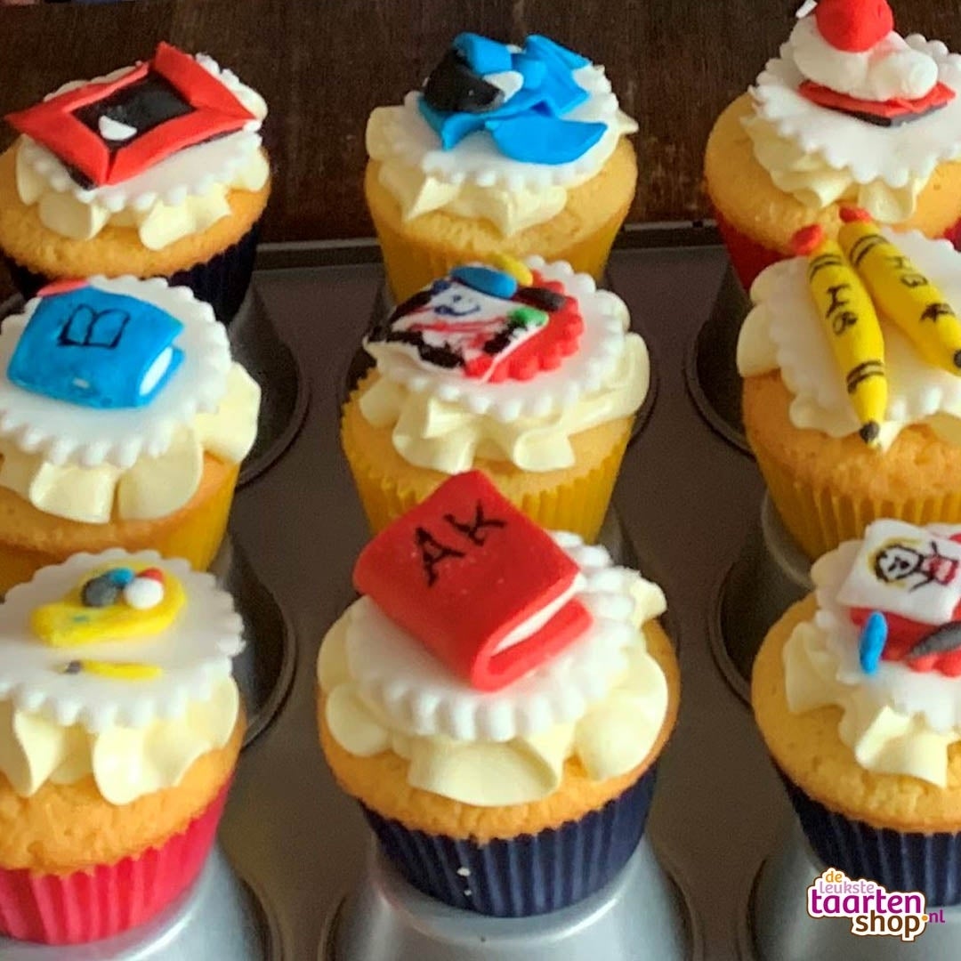 Back-to-school cupcakes - Rem&Din