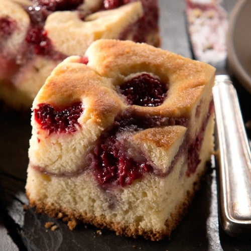 Raspberry cream cheese cake