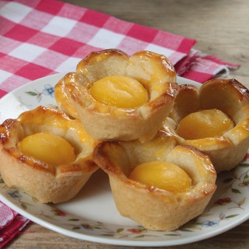 Filled flower cookies