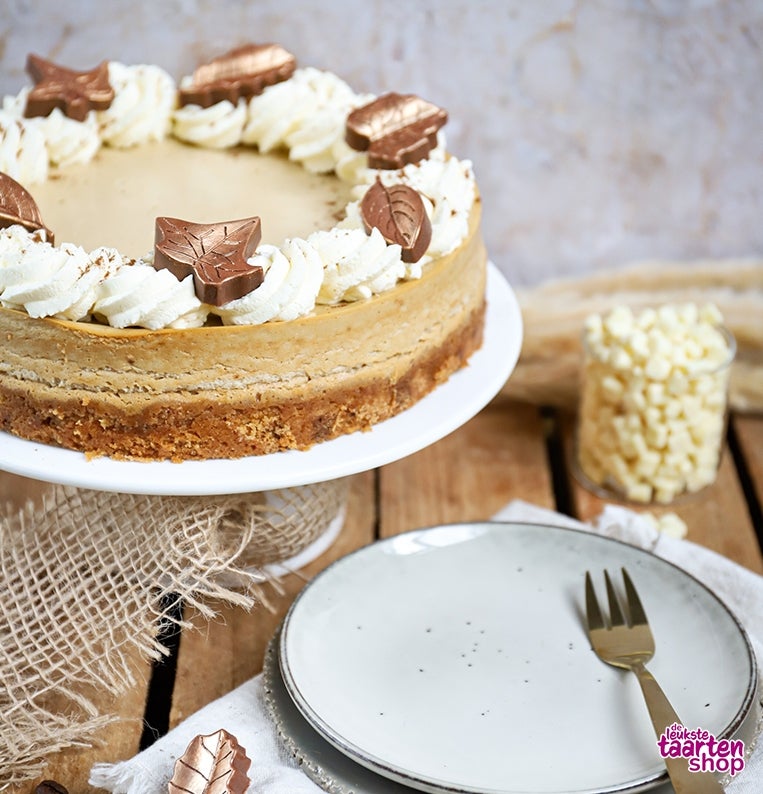 Coffee Cheesecake with Chocolate Chip Cookie Base
